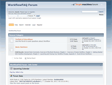 Tablet Screenshot of forum.workflowfaq.com